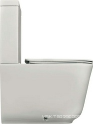 Чаша напольного унитаза моноблок, 69х35см, БЕЗ бачка и сиденья, крепёж арт.WB5N в компл., (цв.белый),  ZZ Kerasan Tribeca 511701