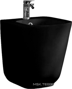 Биде напольное 54х35см, крепёж арт.WB5N в компл., (цв.черный матовый),  ZZ Kerasan Tribeca 512031