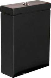 Бачок для унитаза моноблока, БЕЗ механизма смыва, (цв.черный матовый),  ZZ Kerasan Tribeca 378131