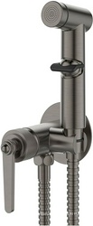 Комплект гигиенического душа (смеситель с внешней и встраив.частью, лейка, шланг ), цв.оружейная сталь ESKO ESKO SMHBGGM