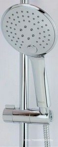 Душевая стойка для ванны и душа, поворотный излив, ручной+верхний душ, шланг, цв. хром ESKO ESKO ST300