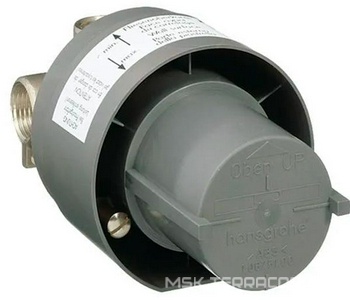 Смеситель для душа, встраиваемый в стену, круглая розетка, внешняя и скрытая часть в компл., (цв.хром), Lоgis ZZ Hansgrohe Logis 71666000