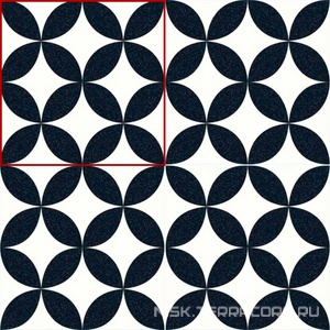 Керамическая плитка для пола и стены DeShun Ceramics Art Decor  DC215 20x20 DC215