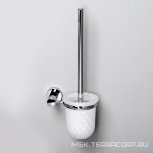 Ерш настенный, хром/стекло, хром, Donau Wasserkraft donau K-9427