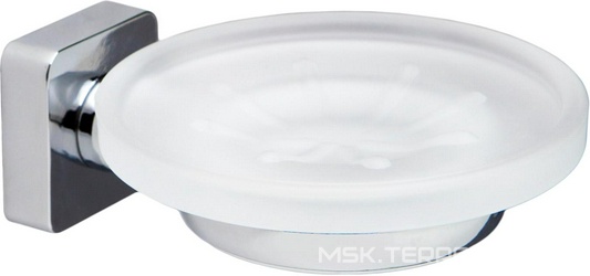 Мыльница стеклянная настенная, хром, Lippe Wasserkraft lippe K-6529