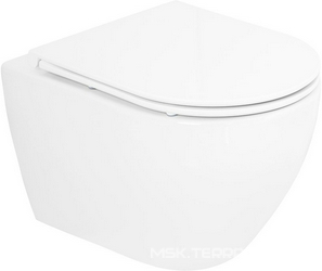 Унитаз подвесной, безободковый 365х510мм, (без сиденья),  ZZ Cezares Stylus-Tor CZR-6601-TH-TOR