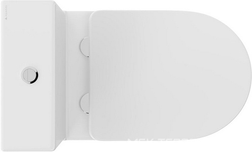 Унитаз-компакт напольный, безободковый, смыв Tornado, с бачком, 630х385мм, сиденье с микролифтом, крепеж в компл, (цв.белый глянц.),  Aqueduto Cone AQDSCONT10