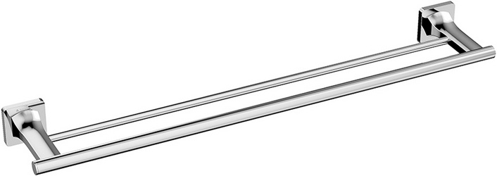 Полотенцедержатель двойной 600мм, (цв.хром),  ZZ Aqueduto RESPINGO RES0700