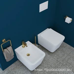 Держатель для туалетной бумаги (цв.шлифованное золото),  ZZ Aqueduto RESPINGO RES0950