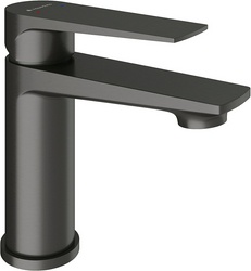 Смеситель для раковины S, без д/к, (цв.оружейная сталь),  ZZ Aqueduto LINHA LIN0145