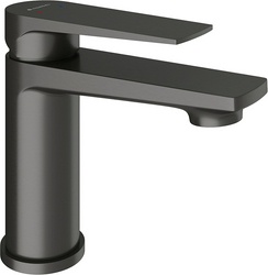 Смеситель для раковины M, без д/к, (цв.оружейная сталь),  ZZ Aqueduto LINHA LIN0245