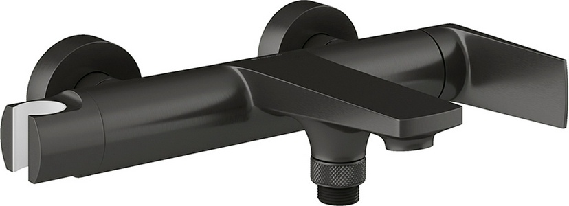 Смеситель для ванны, (цв.оружейная сталь),  ZZ Aqueduto LINHA LIN0645