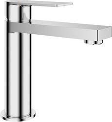 Смеситель для раковины M, без д/к, (цв.хром),  ZZ Aqueduto GEOMETRICO GEO0200