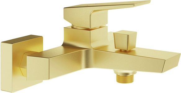Смеситель для ванны, (цв.шлифованное золото),  ZZ Aqueduto CLARO CLA0650