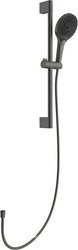 Душевой гарнитур: штанга, лейка, шланг, (цв.оружейная сталь),  ZZ Aqueduto Chuva CHU0545