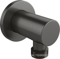 Шланговое подсоединение, кругл., 1/2, (цв.оружейная сталь),  ZZ Aqueduto Chuva ACE1145