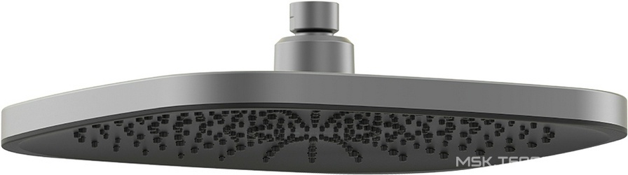 Верхний душ  255х255мм, (цв.оружейная сталь),  ZZ Aqueduto Chuva CHU1045