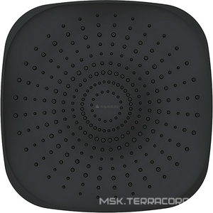 Верхний душ  255х255мм, (цв.оружейная сталь),  ZZ Aqueduto Chuva CHU1045