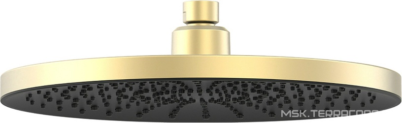 Верхний душ круглый 255мм, (цв.щлифованное золото),  ZZ Aqueduto Chuva CHU0950