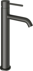 Смеситель для раковины L, Высокий, без д/к, (цв.оружейная сталь),  ZZ Aqueduto Cano CAN0345