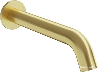 Излив для ванны, 207мм, (цв.шлифованное золото),  ZZ Aqueduto Aceno ACE1050