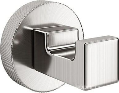 Крючок для полотенец одинарный , цв. никель, ZZ Wasserkraft Tauber K-64423