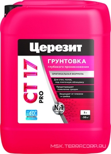 Грунтовка  PRO универсальная морозостойкая 5 кг. Церезит CT 17 2636688