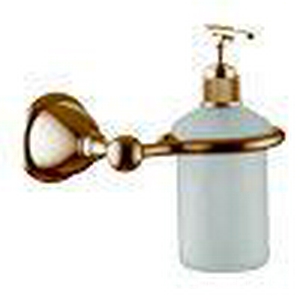 Дозатор для жидкого мыла  настенный, (стекло матовое, держатель цв. бронза),  ZZ Fima Carlo Frattini Victory F6063/3BR