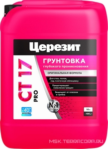 Грунтовка  PRO универсальная морозостойкая 10 кг. Церезит CT 17 2636647