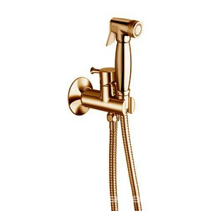 Смеситель совмещённый с гигиеническим душем, (готовый комплект: лейка, шланг 120см., скрытая часть, (цв. бронза), Cristina ZZ Cristina Универсал WJ 677 92