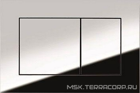 Панель смыва с двумя клавишами, (пластик цв. хром глянц.),  ZZ Tece TECEnow 9240401