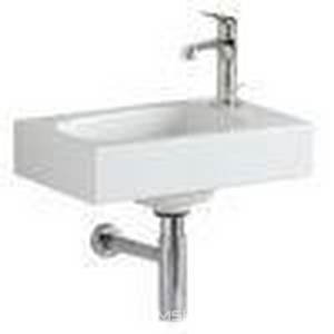 Раковина 450х300мм, с 1 отв., для смес., справа, керам. крышка сливн. клапана в компл., (без системы перелива Clou арт.152.018.0), Citerio ZZ Geberit Citterio 500.541.01.1