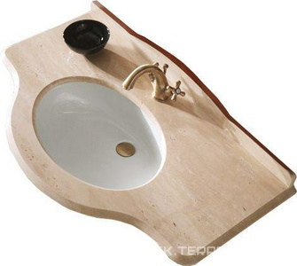 Раковина встраиваемая в столешницу снизу 58хh16х42см, BMT ZZ BMT Универсал 851 060