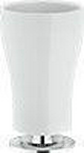 Стакан настольный, (керамика / хром),  ZZ Nobili Sofi Teknobili ACCP11CR