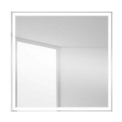 Зеркало 600x30x600мм, с встроенным светильником и кнопочным выключателем  12W, 220-240V, BelBagno ZZ