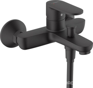 Смеситель для ванны, (цв.матовый черный),  ZZ Hansgrohe Vernis Blend 71440670