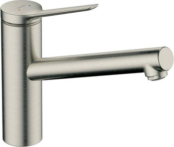 Смеситель для кухни, 150, 1jet, (цв.нерж.сталь),  ZZ Hansgrohe Zesis M33 74802800