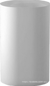 Раковина 55х40хh90cм, напольная, овальн, без отв.д/смес.и перелива, выпуск в стену, камень K-Stone матов.цв.белый, д/к в цв.раковины в компл.,  ZZ Knief Glow 0600-063-01WA