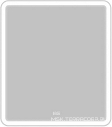 Зеркало 700x30x800мм, с встроенным по периметру светильником, сенсорным выключателем, и подогревом, 12W, 220-240V, BelBagno ZZ