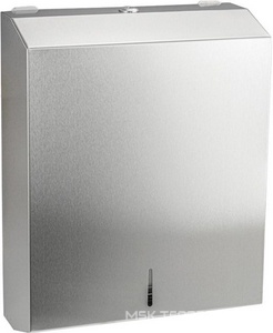 Диспенсер для бумажного полотенца на две пачки  с ключом / нержавейка ZZ Brimix Brimix 910