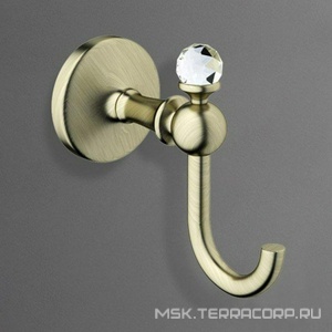 Крючок (цв. бронза),  ZZ Art & Max Antic Cristal AM-E-2686BSJ-Br
