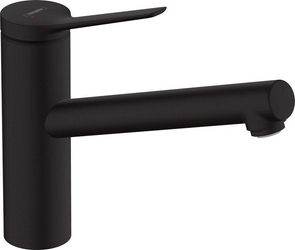 Смеситель для кухни, 150, 1jet, (цв.матовый черный), Zesis M33 ZZ