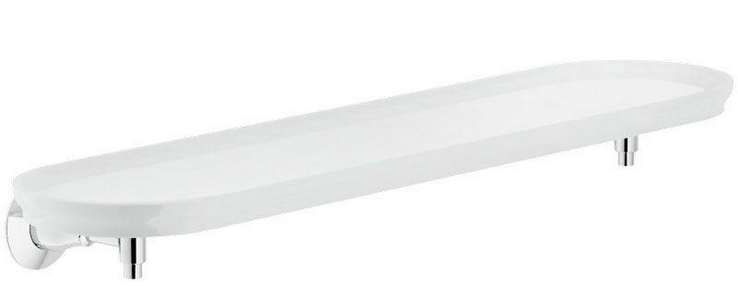 Полка 500х130мм, (керамика / хром),  ZZ Nobili Sofi Teknobili ACCP70CR