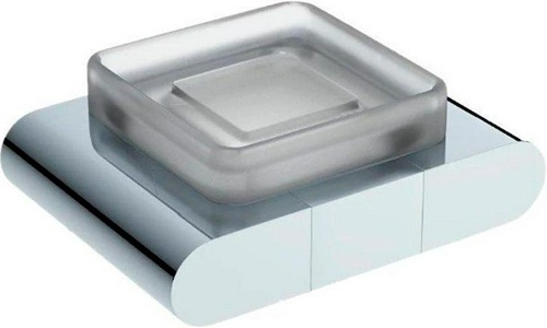 Мыльница настенная, (цв.хром / стекло мат.),  ZZ Art & Max Platino AM-E-3999AL