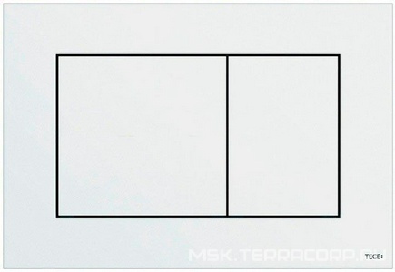 Панель смыва с двумя клавишами (пластик цв. белый глянц.),  ZZ Tece TECEnow 9240400