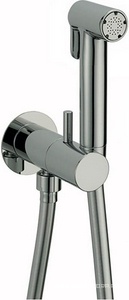 Смеситель совмещ. с гигиеническим душем, прогресс.картридж, готовый комплект: лейка металл, шланг 120см., скрытая часть, (цв.хром), Cisal ZZ Cisal Универсал CV00797521