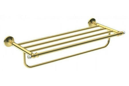 Полка для полотенец 680мм (цв. золото),  ZZ Art & Max Bohemia AM-4222-Do