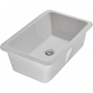 Раковина под столешницу 60х40хh19см, с переливом, без отв-я под смеситель, крепеж в комплекте, цвет белый, Cortona ZZ Globo Универсал VA083.BI