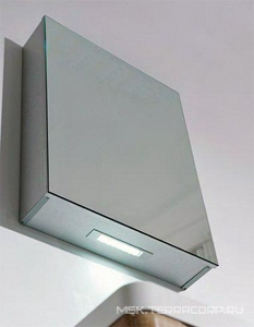 Зеркальный шкаф 500x130x700 мм с одной распашной дверью с нижней подсветкой дверей, правосторонний, ZZ BelBagno зеркала и зеркальные SPC-1A-DL-BL-500