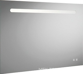 Зеркало со светодиодной подсветкой, выключателем, подогревом и USB розеткой 100х70х30 мм Fiumo ZZ